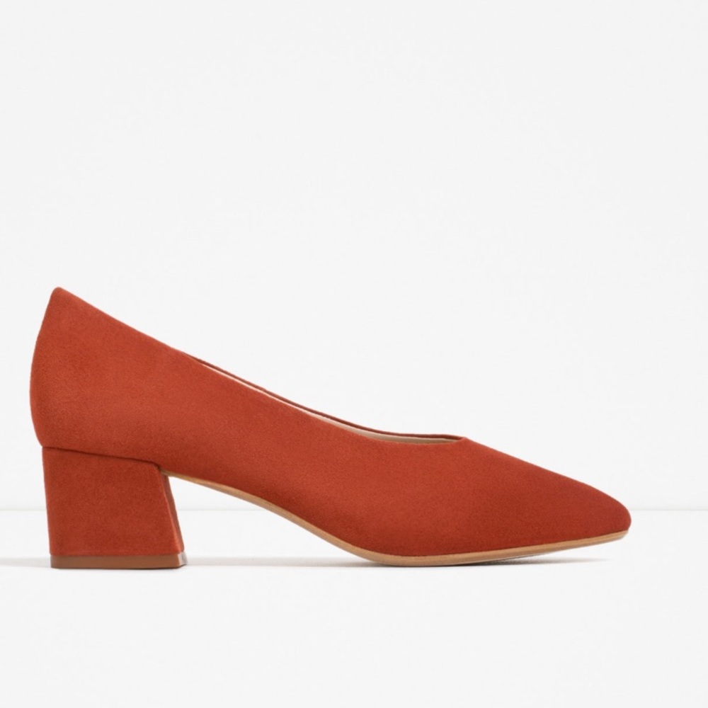 Zara leather heels